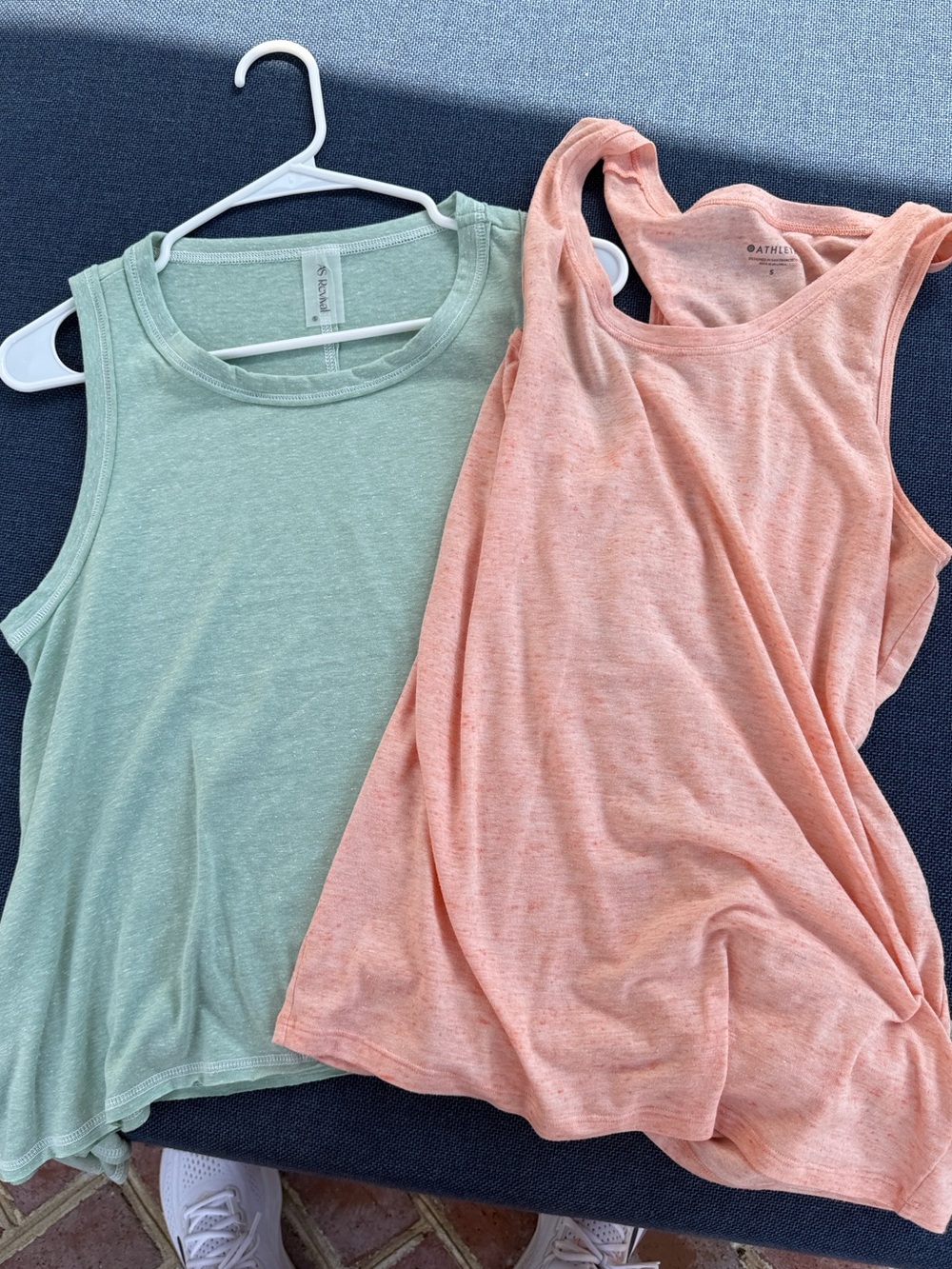 Two  Scoop-Neck Tank Tops - Athleta and  AS Revival